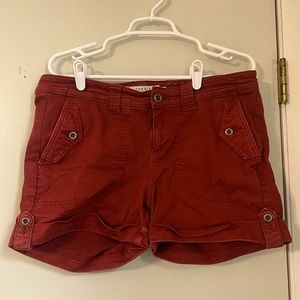 Torrid Red Jean Shorts